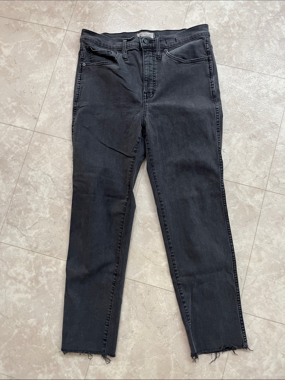 Women’s Black Gray High-Rise Skinny Jeans 29